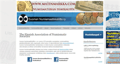 Desktop Screenshot of numismaatikko.fi